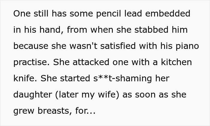 MIL Insults Husband For Letting His Very Sick Wife Trust Doctors Instead Of Relying On Her Cryptic Cures MIL Insults Husband For Letting His Very Sick Wife Trust Doctors Instead Of Relying On Her Cryptic Cures