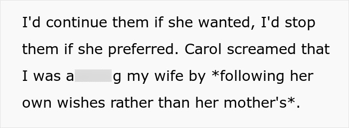 MIL Insults Husband For Letting His Very Sick Wife Trust Doctors Instead Of Relying On Her Cryptic Cures MIL Insults Husband For Letting His Very Sick Wife Trust Doctors Instead Of Relying On Her Cryptic Cures
