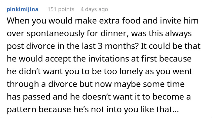Bestie Pulls Away After Supporting Woman Through Divorce, Says He’s Not Her Husband Bestie Pulls Away After Supporting Woman Through Divorce, Says He’s Not Her Husband
