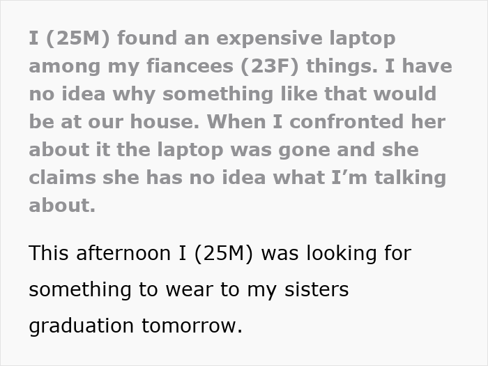 Internet Creates Crazy Theories Why Man&rsquo;s Fianc&eacute;e Has A Fancy Laptop In Her Closet, None Of Them Are Right