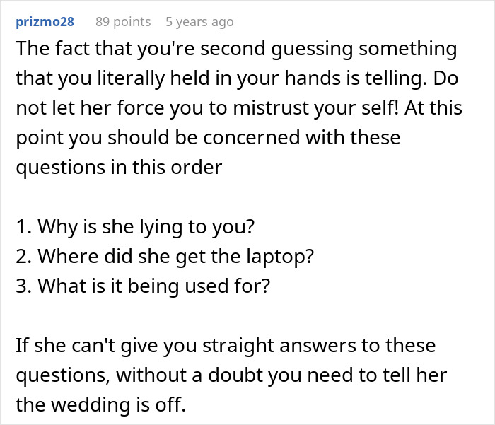 Internet Creates Crazy Theories Why Man&rsquo;s Fianc&eacute;e Has A Fancy Laptop In Her Closet, None Of Them Are Right