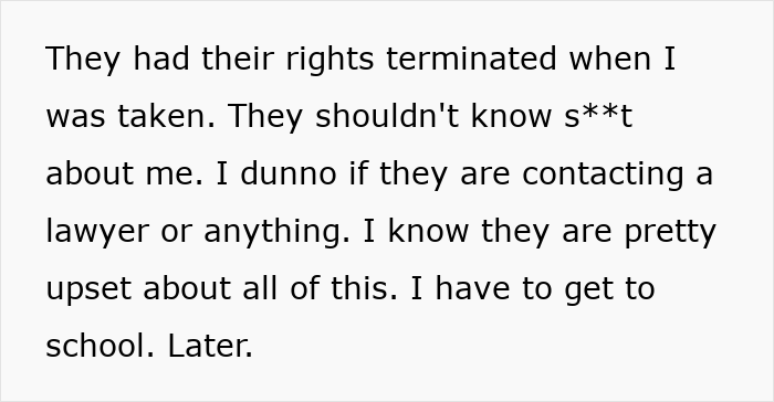 Adopted Teen&rsquo;s Birth Parents Reappear With A Wild Demand: &ldquo;I Am In Sudden Debt To Them&rdquo;