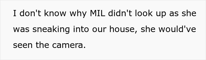 MIL Says She Sneaks Into Son’s Home To Clean, Cameras Show She Doesn’t Do Only That MIL Says She Sneaks Into Son’s Home To Clean, Cameras Show She Doesn’t Do Only That