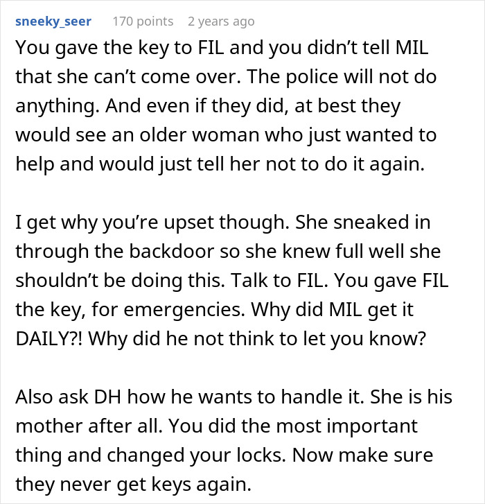 MIL Says She Sneaks Into Son’s Home To Clean, Cameras Show She Doesn’t Do Only That MIL Says She Sneaks Into Son’s Home To Clean, Cameras Show She Doesn’t Do Only That