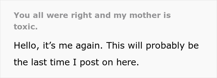 Mom Treats Son Like Her Stand-In Husband For Years, His Real Wife Eventually Quits The Role Mom Treats Son Like Her Stand-In Husband For Years, His Real Wife Eventually Quits The Role