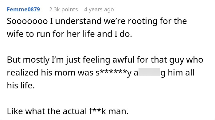 Mom Treats Son Like Her Stand-In Husband For Years, His Real Wife Eventually Quits The Role Mom Treats Son Like Her Stand-In Husband For Years, His Real Wife Eventually Quits The Role