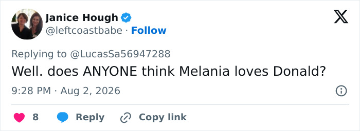 Trump’s Comments About 34YO Assistant Raise Eyebrows As Scrutiny Of Melania’s Absence From Public Life Mounts Trump’s Comments About 34YO Assistant Raise Eyebrows As Scrutiny Of Melania’s Absence From Public Life Mounts
