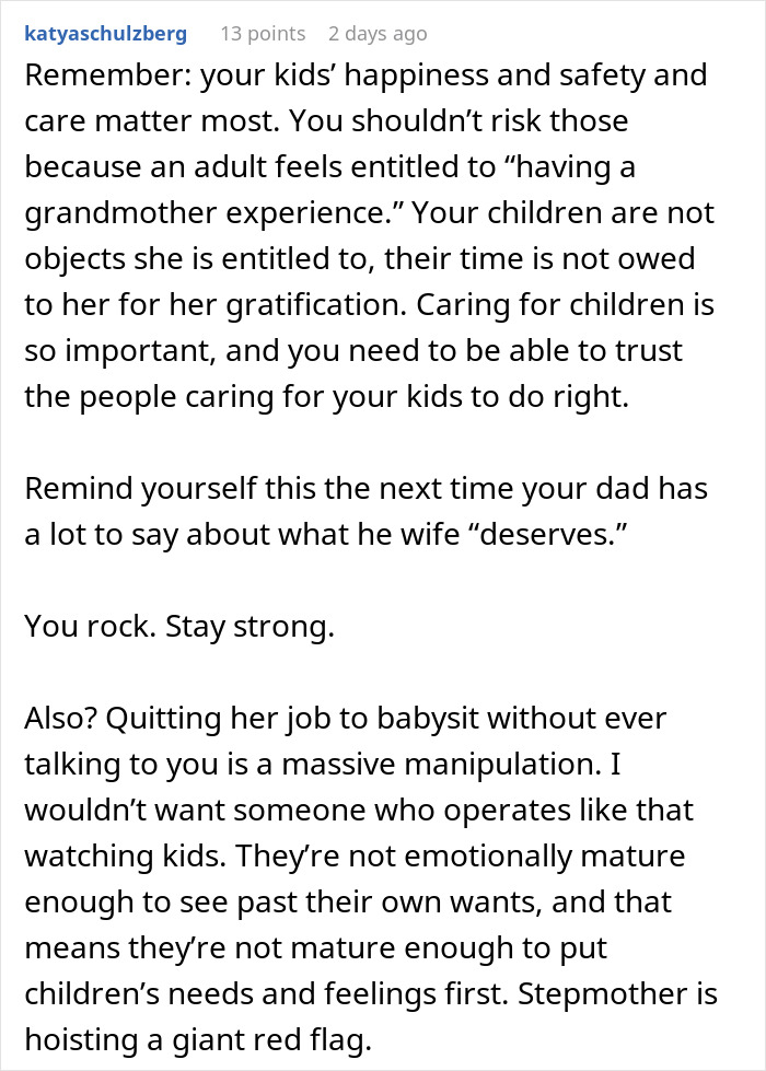 Woman Retires Hoping To Finally Experience Motherhood Through Grandkids, Daughter Shuts It Down Woman Retires Hoping To Finally Experience Motherhood Through Grandkids, Daughter Shuts It Down