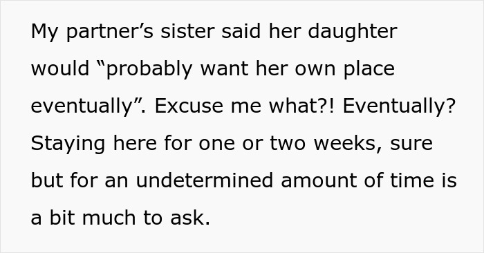 Family Expects Couple To House 25YO Niece For Months Without Answers, They Decide Against It Family Expects Couple To House 25YO Niece For Months Without Answers, They Decide Against It