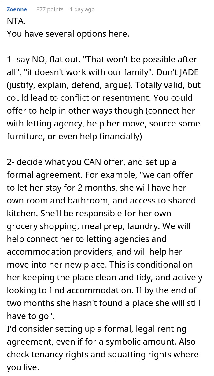 Family Expects Couple To House 25YO Niece For Months Without Answers, They Decide Against It Family Expects Couple To House 25YO Niece For Months Without Answers, They Decide Against It
