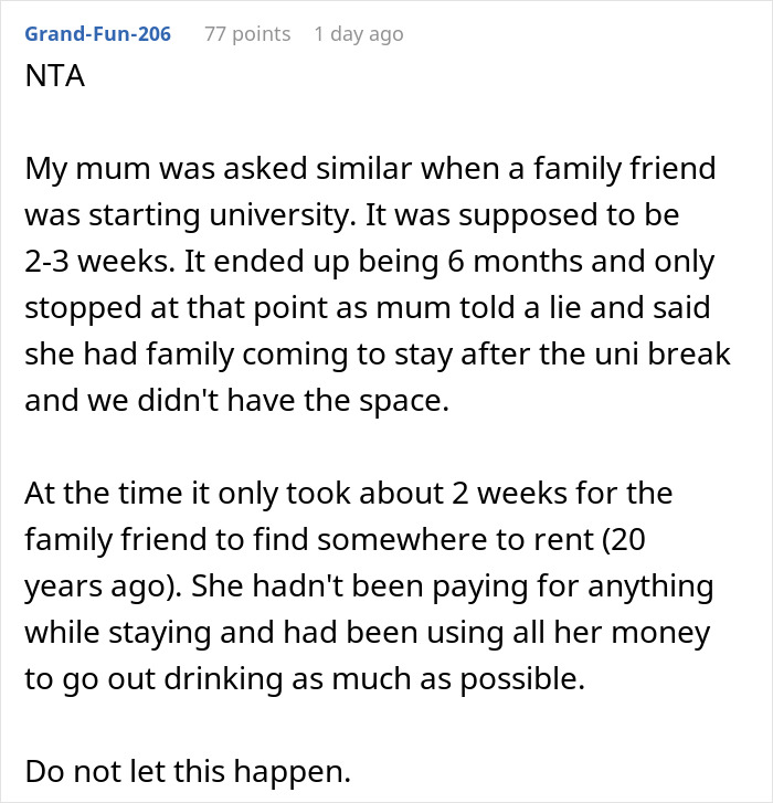 Family Expects Couple To House 25YO Niece For Months Without Answers, They Decide Against It Family Expects Couple To House 25YO Niece For Months Without Answers, They Decide Against It