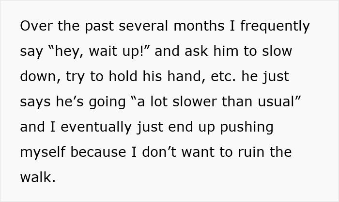 46YO Willing To Leave Pregnant Wife Behind While On Daily Walk, She Finally Reaches Breaking Point 46YO Willing To Leave Pregnant Wife Behind While On Daily Walk, She Finally Reaches Breaking Point