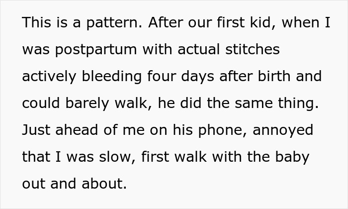 46YO Willing To Leave Pregnant Wife Behind While On Daily Walk, She Finally Reaches Breaking Point 46YO Willing To Leave Pregnant Wife Behind While On Daily Walk, She Finally Reaches Breaking Point