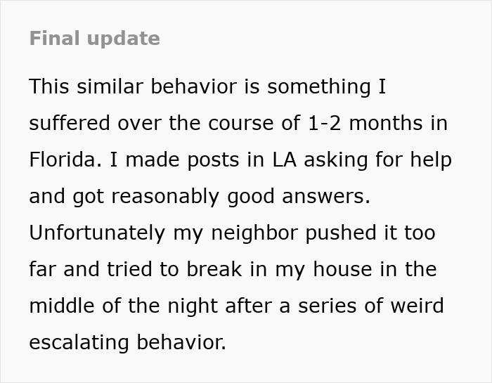 Guy Creeped Out By New Neighbor’s Eerie Behavior, Ends Up Fearing For His Life And Calling The Cops Guy Creeped Out By New Neighbor’s Eerie Behavior, Ends Up Fearing For His Life And Calling The Cops