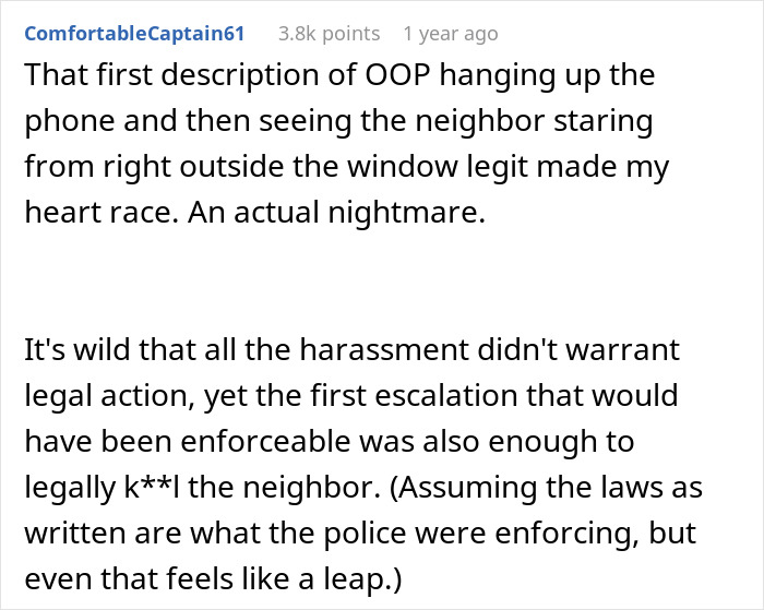 Guy Creeped Out By New Neighbor’s Eerie Behavior, Ends Up Fearing For His Life And Calling The Cops Guy Creeped Out By New Neighbor’s Eerie Behavior, Ends Up Fearing For His Life And Calling The Cops
