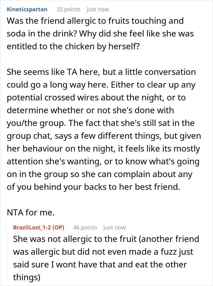 Picky Eater Whines That Sushi Will Make Her Sick, Fumes When It’s Ordered For Another Friend Anyway Picky Eater Whines That Sushi Will Make Her Sick, Fumes When It’s Ordered For Another Friend Anyway