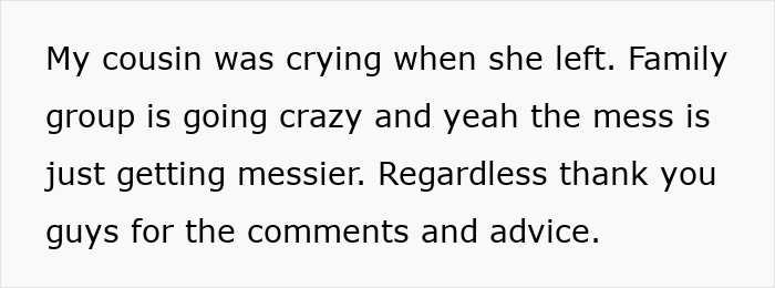 32YO Thinks That Being Gay Is His License To Be Rude To Bro’s In-Laws, Gets Snubbed By 17YO Cousin 32YO Thinks That Being Gay Is His License To Be Rude To Bro’s In-Laws, Gets Snubbed By 17YO Cousin