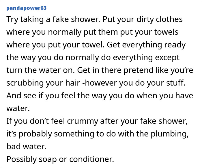 Woman Sparks Wild Theories After Claiming She Gets Odd “Pulling Sensations” In Scalp Only After Showering At Home Woman Sparks Wild Theories After Claiming She Gets Odd “Pulling Sensations” In Scalp Only After Showering At Home