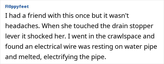 Woman Sparks Wild Theories After Claiming She Gets Odd “Pulling Sensations” In Scalp Only After Showering At Home Woman Sparks Wild Theories After Claiming She Gets Odd “Pulling Sensations” In Scalp Only After Showering At Home