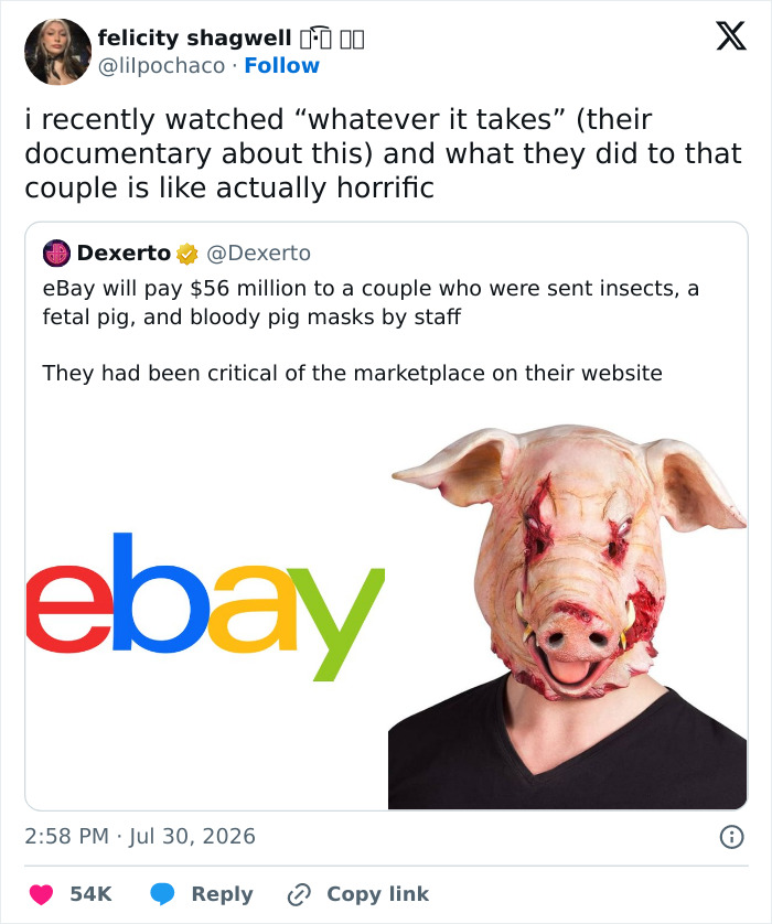 eBay Hit With Massive Karma After Campaign To Ruin Old Couple’s Lives Backfires Spectacularly eBay Hit With Massive Karma After Campaign To Ruin Old Couple’s Lives Backfires Spectacularly