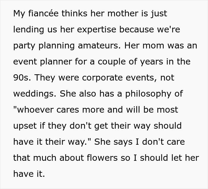 Bride Is Furious After Future MIL Tries To Take Over The Wedding, Then Realizes The Bigger Problem Was Her Fianc&eacute;e