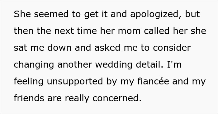 Bride Is Furious After Future MIL Tries To Take Over The Wedding, Then Realizes The Bigger Problem Was Her Fianc&eacute;e