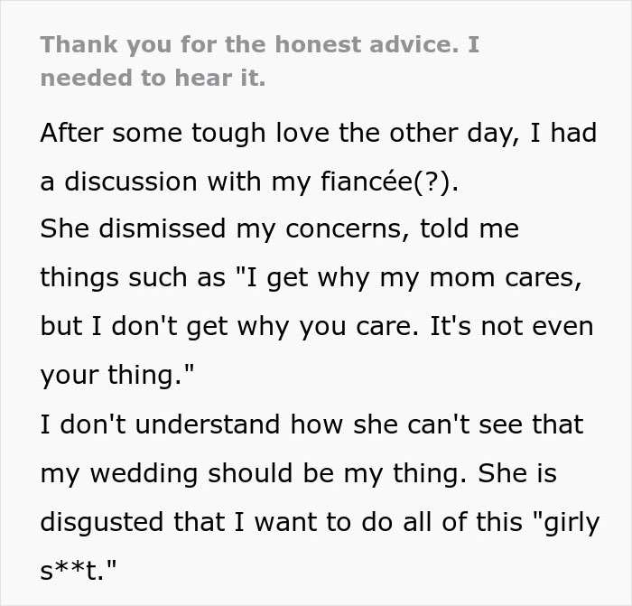 Bride Is Furious After Future MIL Tries To Take Over The Wedding, Then Realizes The Bigger Problem Was Her Fianc&eacute;e