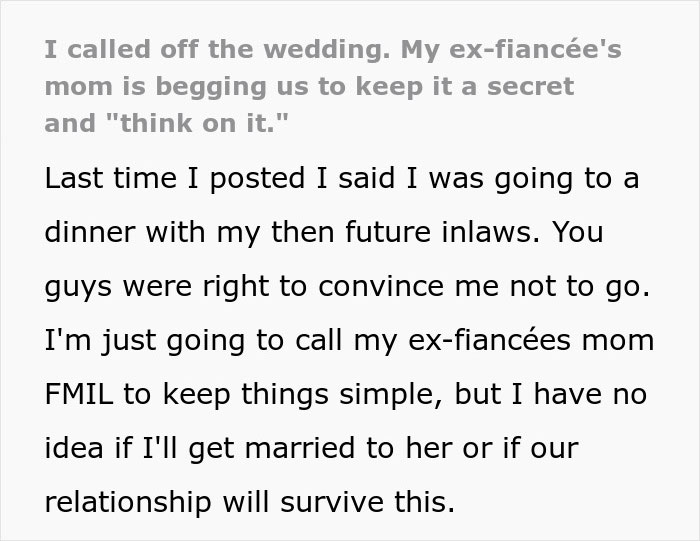 Bride Is Furious After Future MIL Tries To Take Over The Wedding, Then Realizes The Bigger Problem Was Her Fianc&eacute;e