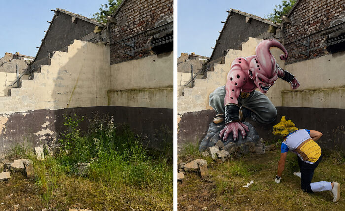 This French Artist Turns Ordinary Walls Into Mind-Bending 3D Illusions (28 New Pics) This French Artist Turns Ordinary Walls Into Mind-Bending 3D Illusions (28 New Pics)