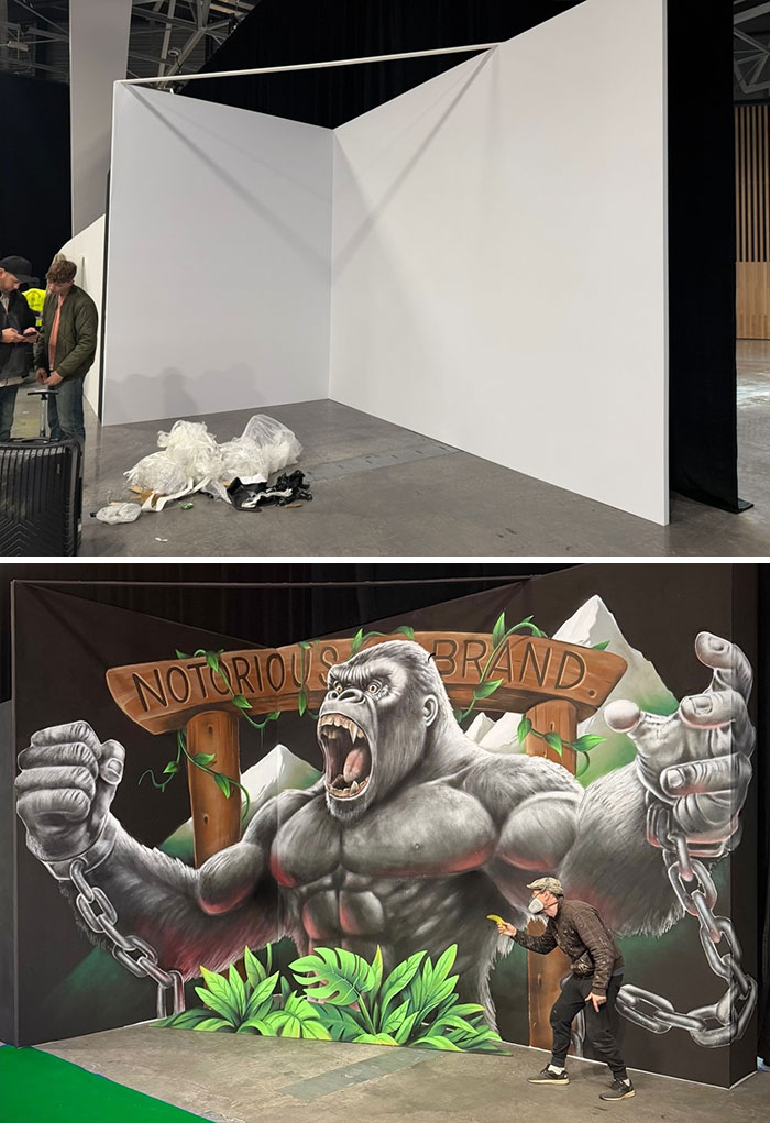 This French Artist Turns Ordinary Walls Into Mind-Bending 3D Illusions (28 New Pics) This French Artist Turns Ordinary Walls Into Mind-Bending 3D Illusions (28 New Pics)