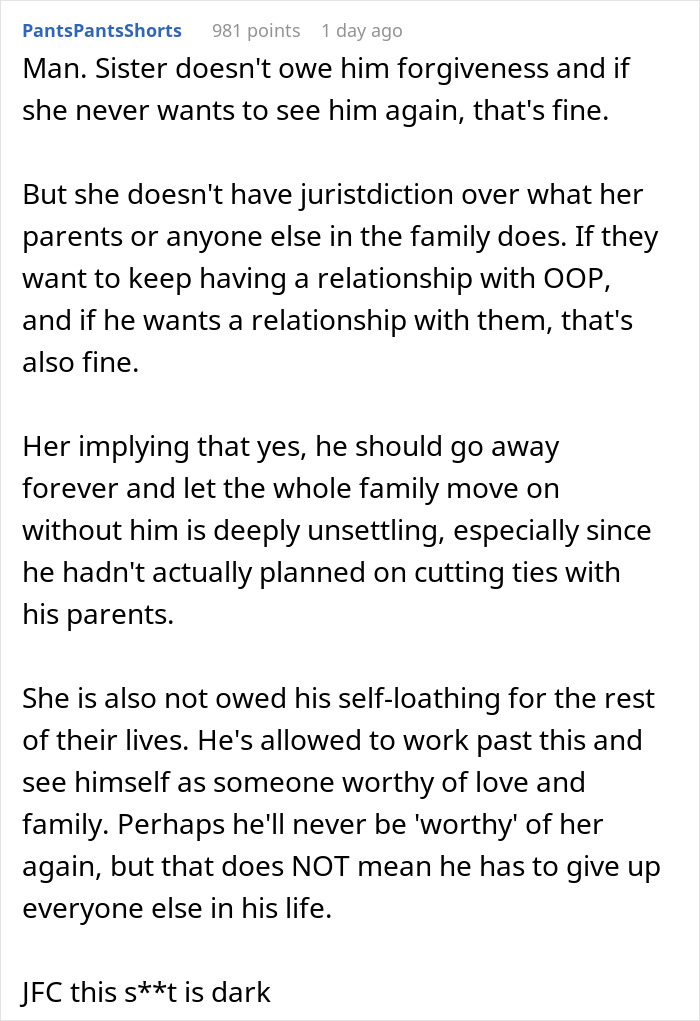 Guy’s Violent Fight With Sister As A Teen Costs Him His Family After She Finally Breaks Silence Guy’s Violent Fight With Sister As A Teen Costs Him His Family After She Finally Breaks Silence