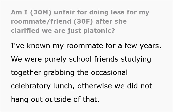 Man Has A Wake Up Call After Roommate Makes It Clear That She’s Not Interested In Him Man Has A Wake Up Call After Roommate Makes It Clear That She’s Not Interested In Him