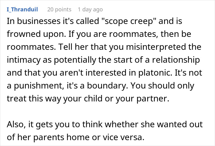 Man Has A Wake Up Call After Roommate Makes It Clear That She’s Not Interested In Him Man Has A Wake Up Call After Roommate Makes It Clear That She’s Not Interested In Him