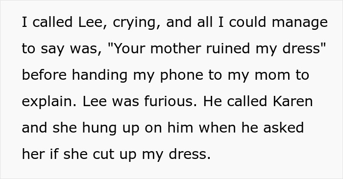 MIL Destroys Bride’s Dress Hours Before The Wedding, The Reason Leaves The Whole Family In Tears MIL Destroys Bride’s Dress Hours Before The Wedding, The Reason Leaves The Whole Family In Tears