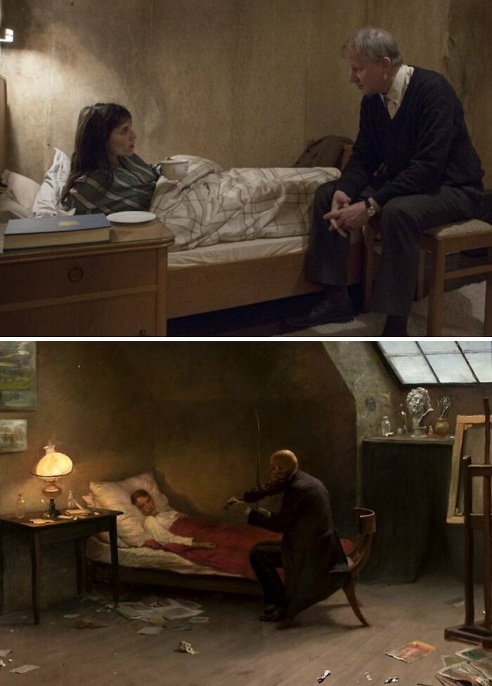 29 Famous Paintings That Inspired Iconic Film Scenes, As Shared By Wolf Of X