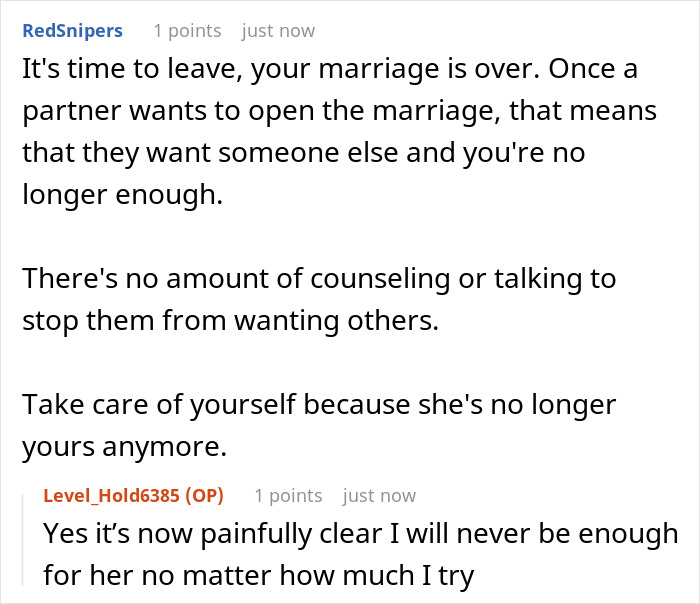 Guy Mourns His Marriage After Realizing That Wife Opened It Just To Be With Colleague Guilt-Free Guy Mourns His Marriage After Realizing That Wife Opened It Just To Be With Colleague Guilt-Free