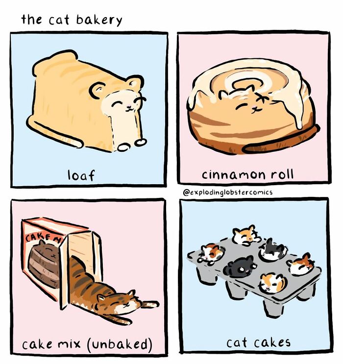 Cats, Cryptids, And Questionable Life Choices Collide In This Artist’s 57 Comics Cats, Cryptids, And Questionable Life Choices Collide In This Artist’s 57 Comics
