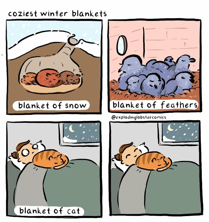 Cats, Cryptids, And Questionable Life Choices Collide In This Artist’s 57 Comics Cats, Cryptids, And Questionable Life Choices Collide In This Artist’s 57 Comics