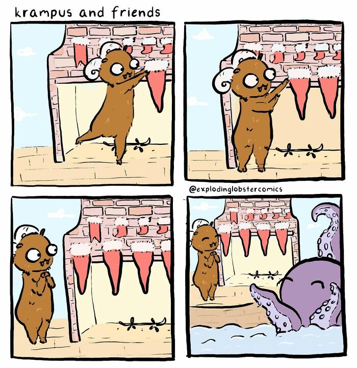 Cats, Cryptids, And Questionable Life Choices Collide In This Artist’s 57 Comics Cats, Cryptids, And Questionable Life Choices Collide In This Artist’s 57 Comics