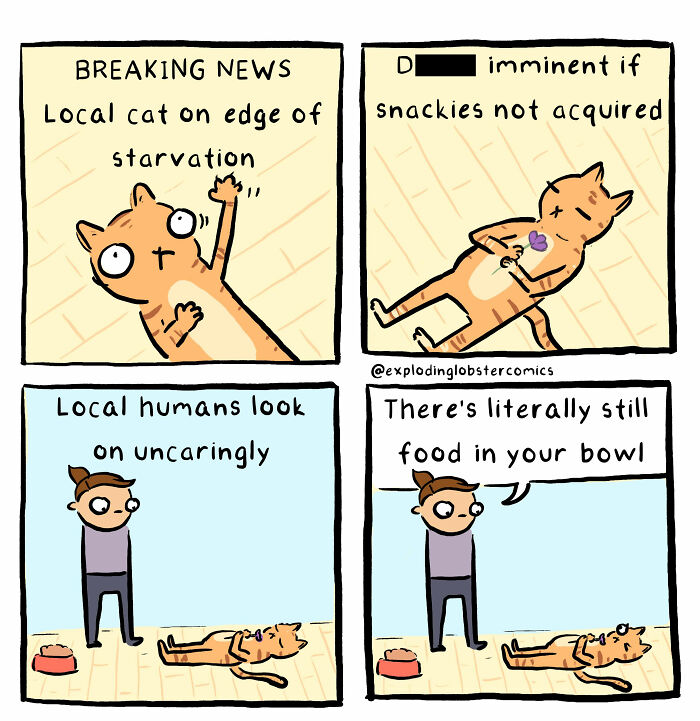 Cats, Cryptids, And Questionable Life Choices Collide In This Artist’s 57 Comics Cats, Cryptids, And Questionable Life Choices Collide In This Artist’s 57 Comics