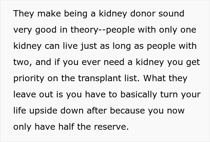 Woman Donates Kidney To Sick Mom, Then Pays A Costly Price No One Warned Her About Woman Donates Kidney To Sick Mom, Then Pays A Costly Price No One Warned Her About