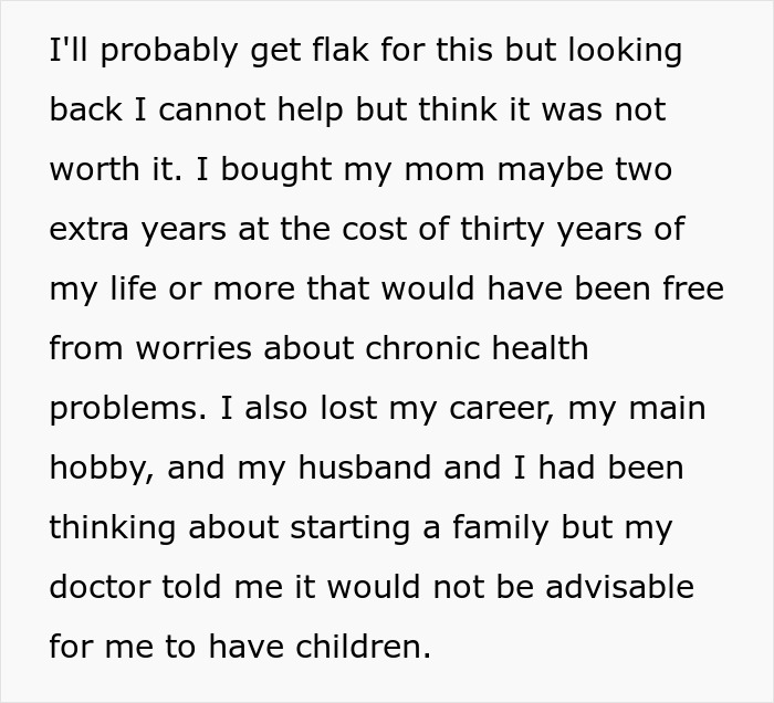 Woman Donates Kidney To Sick Mom, Then Pays A Costly Price No One Warned Her About Woman Donates Kidney To Sick Mom, Then Pays A Costly Price No One Warned Her About