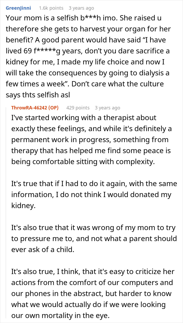 Woman Donates Kidney To Sick Mom, Then Pays A Costly Price No One Warned Her About Woman Donates Kidney To Sick Mom, Then Pays A Costly Price No One Warned Her About