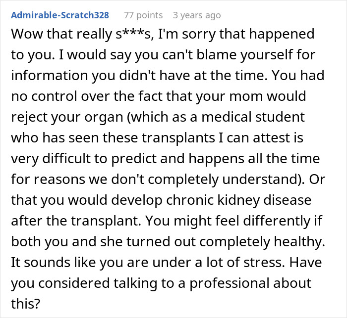 Woman Donates Kidney To Sick Mom, Then Pays A Costly Price No One Warned Her About Woman Donates Kidney To Sick Mom, Then Pays A Costly Price No One Warned Her About