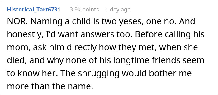 Husband Wants Daughter Named After His “Best Friend,” Wife Discovers They Were Actually Engaged Husband Wants Daughter Named After His “Best Friend,” Wife Discovers They Were Actually Engaged