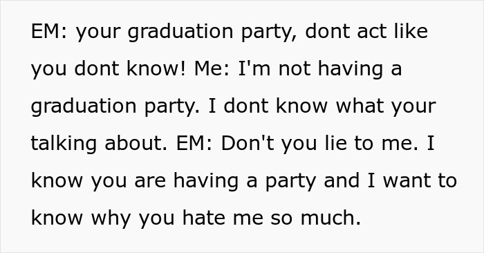 Dad Invites Ex To Daughter’s Surprise Graduation BBQ, She Blames Teen For Leaving Her Out Instead Dad Invites Ex To Daughter’s Surprise Graduation BBQ, She Blames Teen For Leaving Her Out Instead