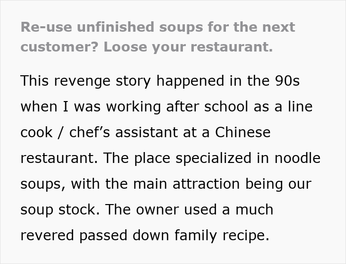 New Boss Cuts Costs By Reusing Customers’ Leftovers, Veteran Employee Makes Sure Authorities Know New Boss Cuts Costs By Reusing Customers’ Leftovers, Veteran Employee Makes Sure Authorities Know