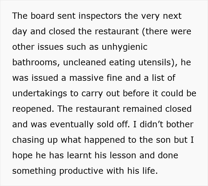 New Boss Cuts Costs By Reusing Customers’ Leftovers, Veteran Employee Makes Sure Authorities Know New Boss Cuts Costs By Reusing Customers’ Leftovers, Veteran Employee Makes Sure Authorities Know