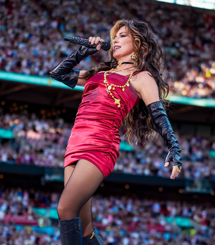Shania Twain Fires Back At Body Shamers After Furious Backlash Over Her Sheer Look And “Cringe” Dance Moves Shania Twain Fires Back At Body Shamers After Furious Backlash Over Her Sheer Look And “Cringe” Dance Moves