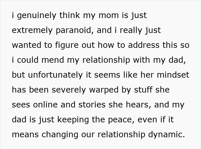 Woman Says Dad Was Her “Crush” At 6, Paranoid Mom Ruins Their Father-Daughter Bond For Good Woman Says Dad Was Her “Crush” At 6, Paranoid Mom Ruins Their Father-Daughter Bond For Good